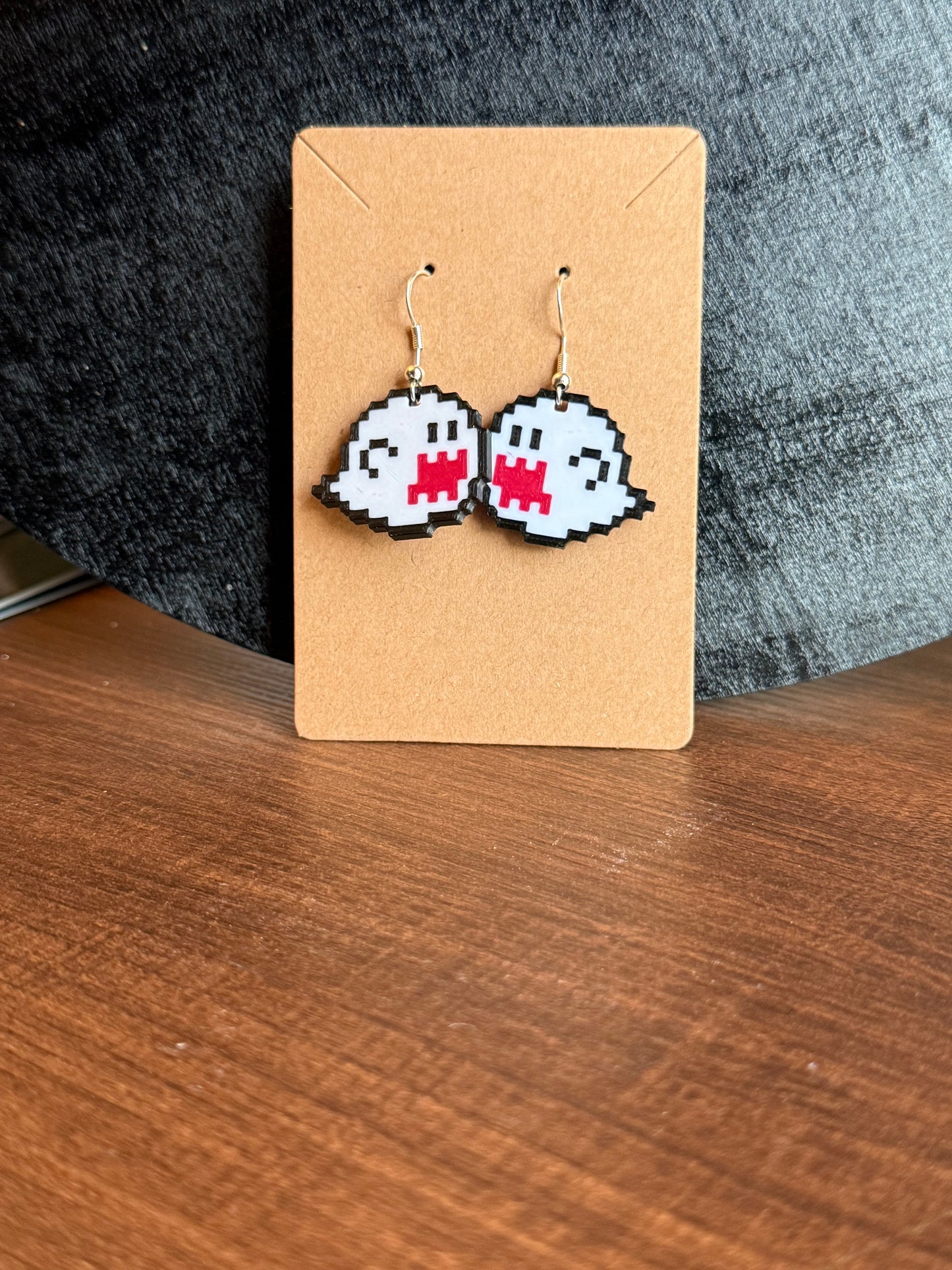 SM Boo Ghost Dangly Earrings