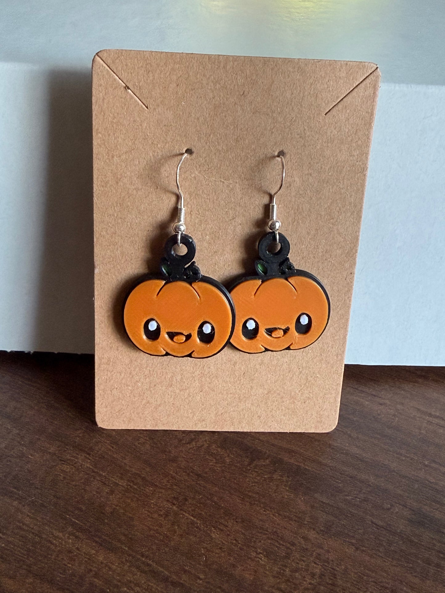 Pumpkin Dangly Earrings