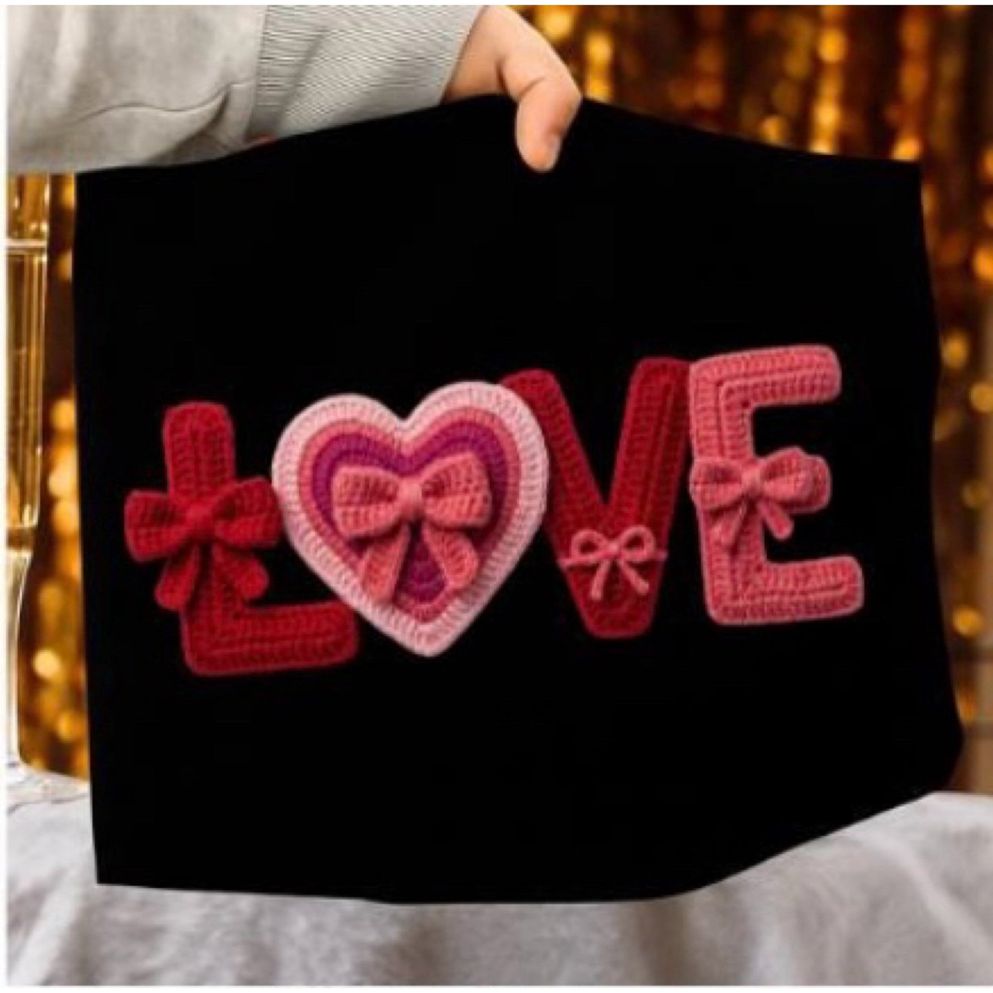 Love | Faux Yarn | Ready to Press DTF Transfer