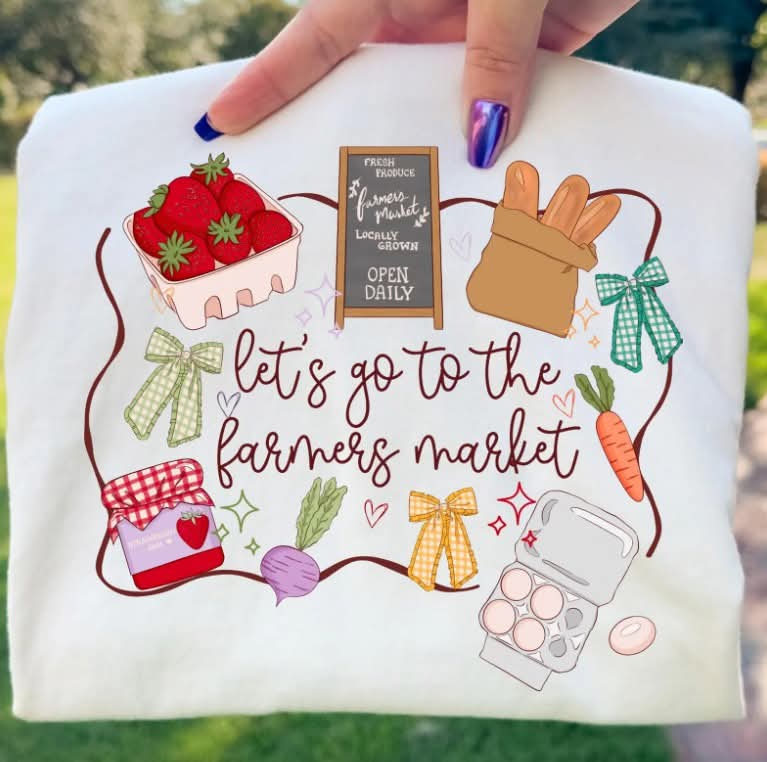 Let's Go To The Farmers Market | Ready to Press Sublimation Transfer