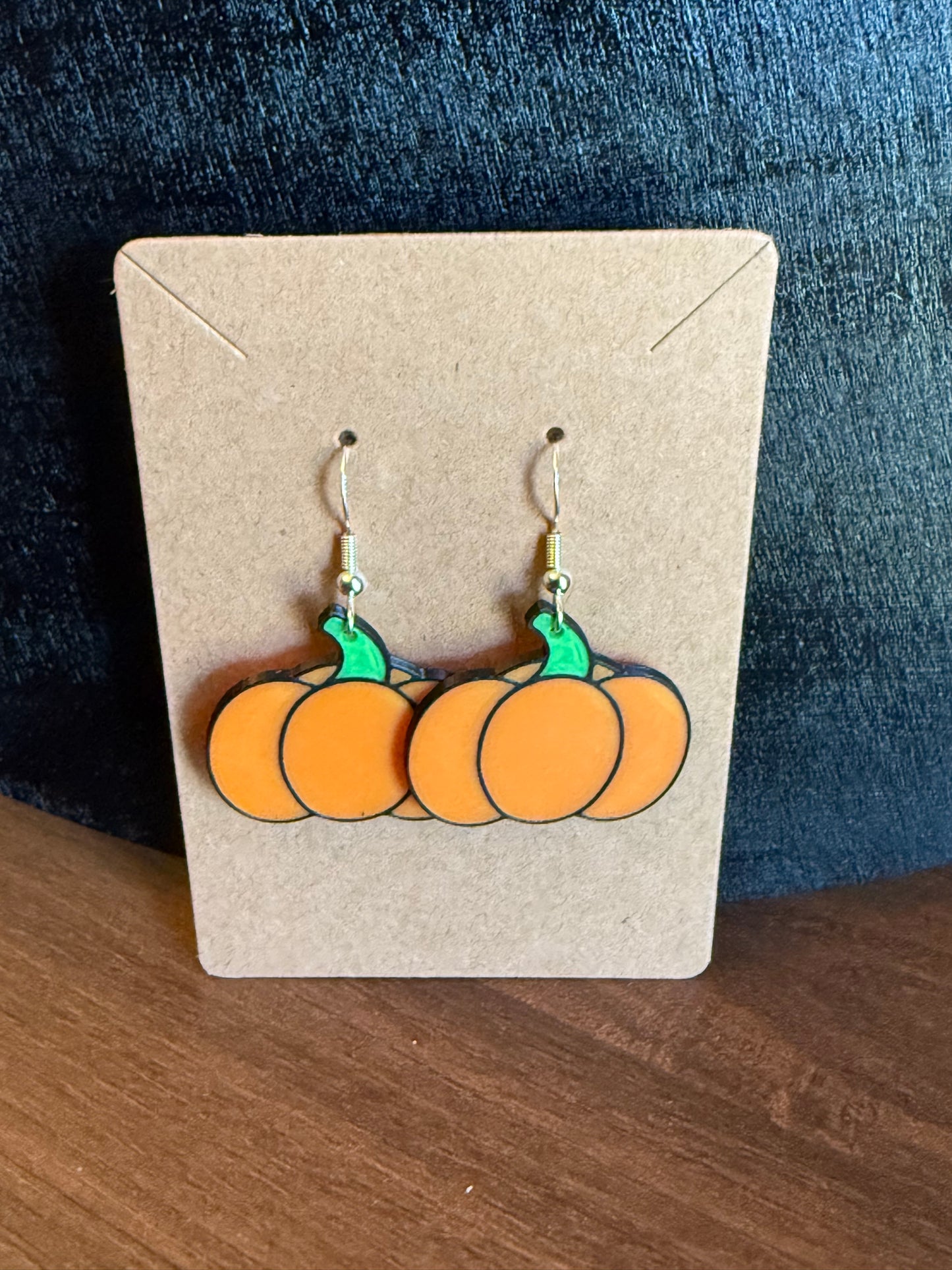 Pumpkin Dangly Earrings