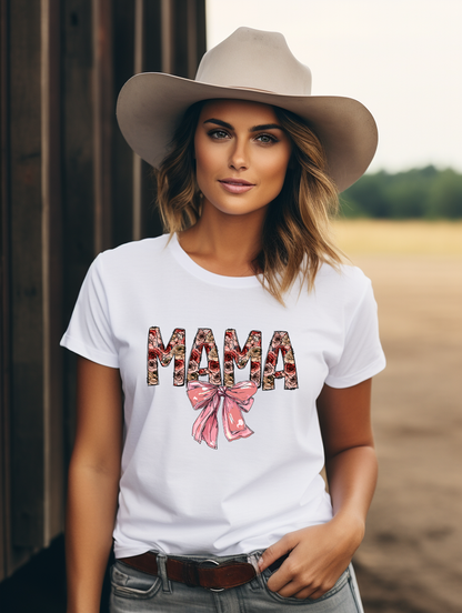 Floral Rose Mama with Bow Digital Download | Sarcastic PNG