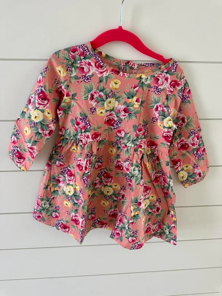 Pink Floral Dress