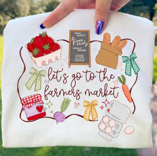 Let's Go To The Farmers Market | Ready to Press Sublimation Transfer