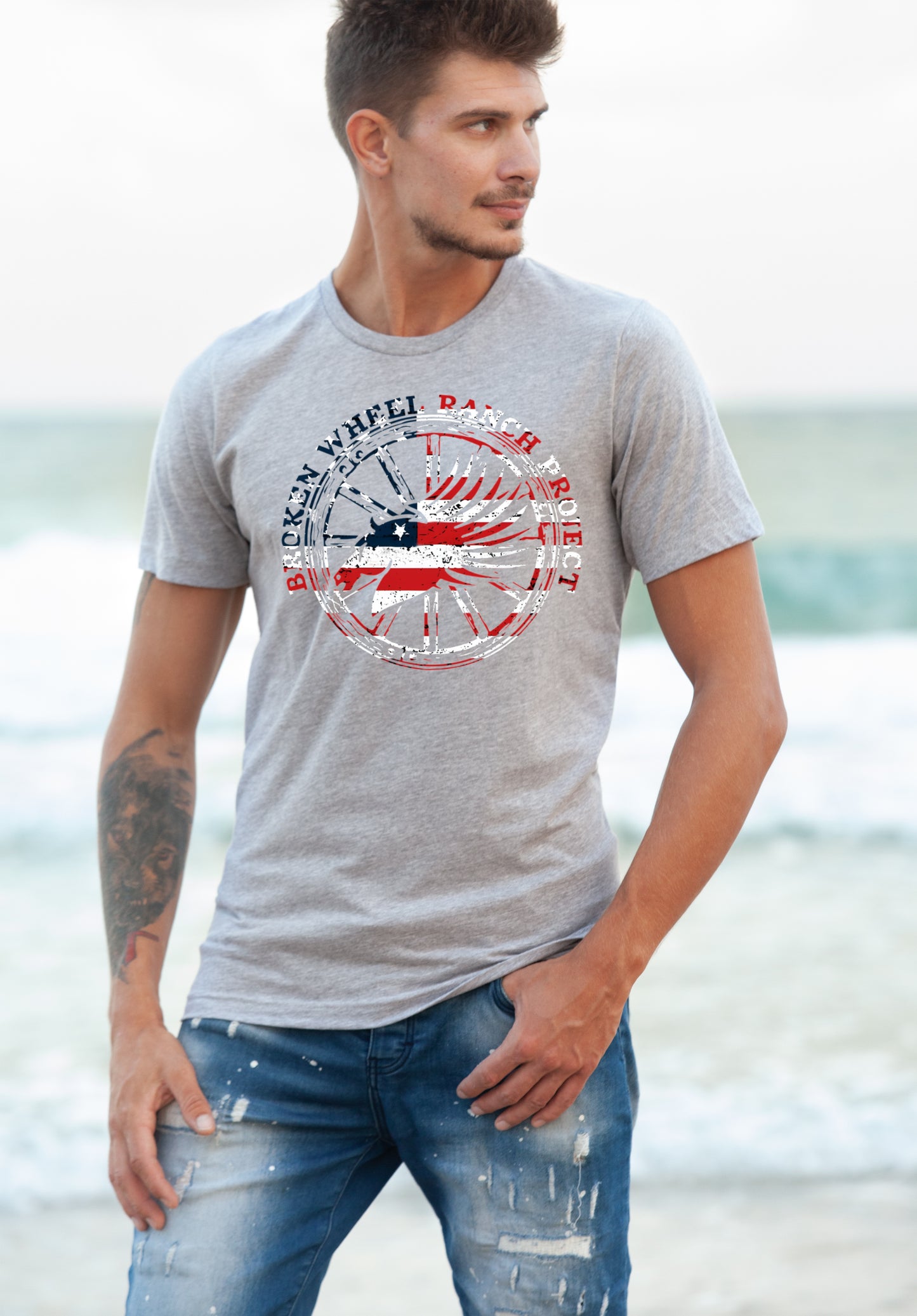 Fundraiser Tops - Patriotic Broken Wheel Ranch Project