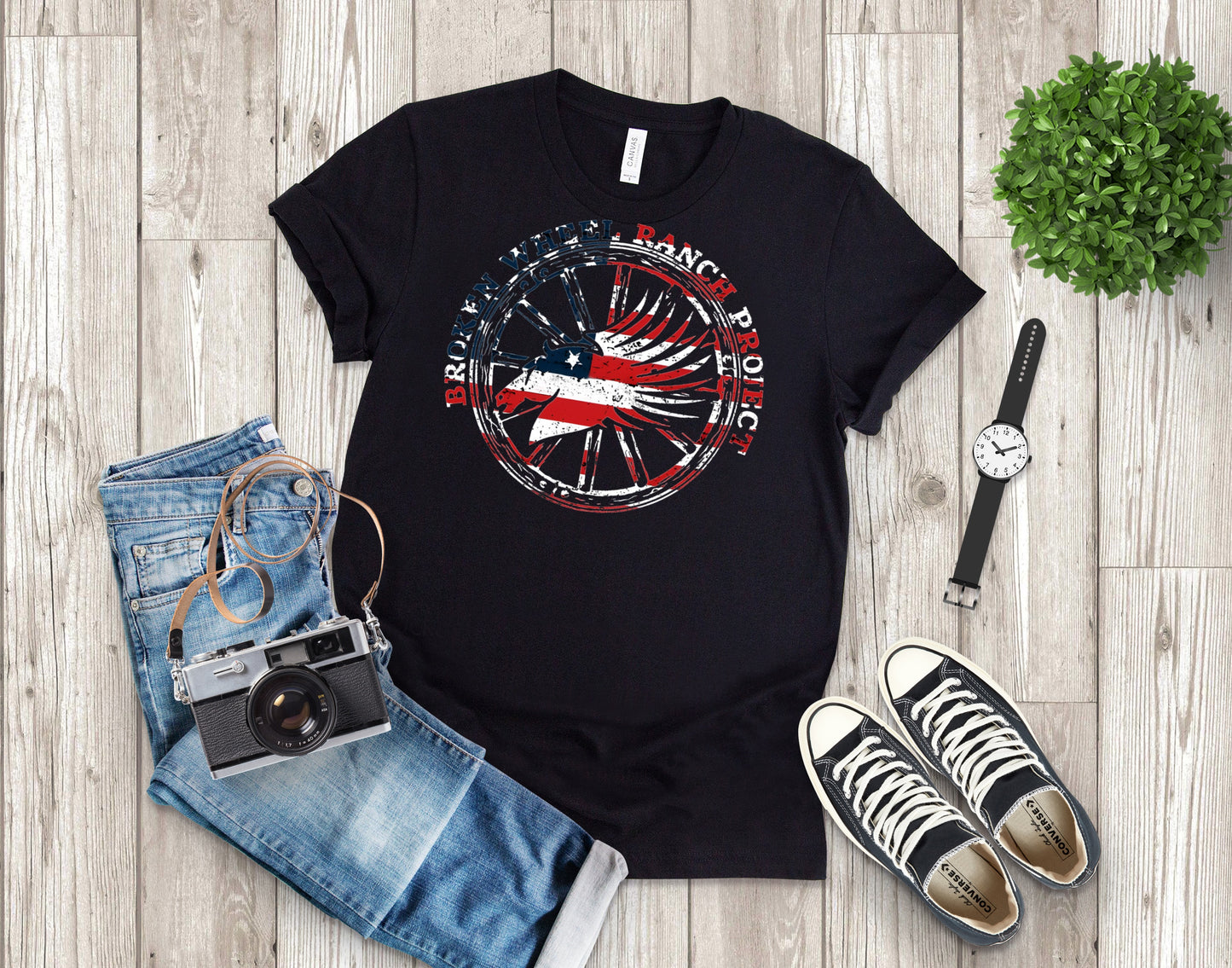 Fundraiser Tops - Patriotic Broken Wheel Ranch Project